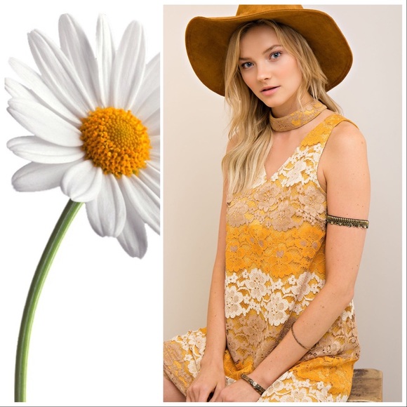 Entro Boho Mod Vintage Style 70's Lace Dress - Picture 6 of 7